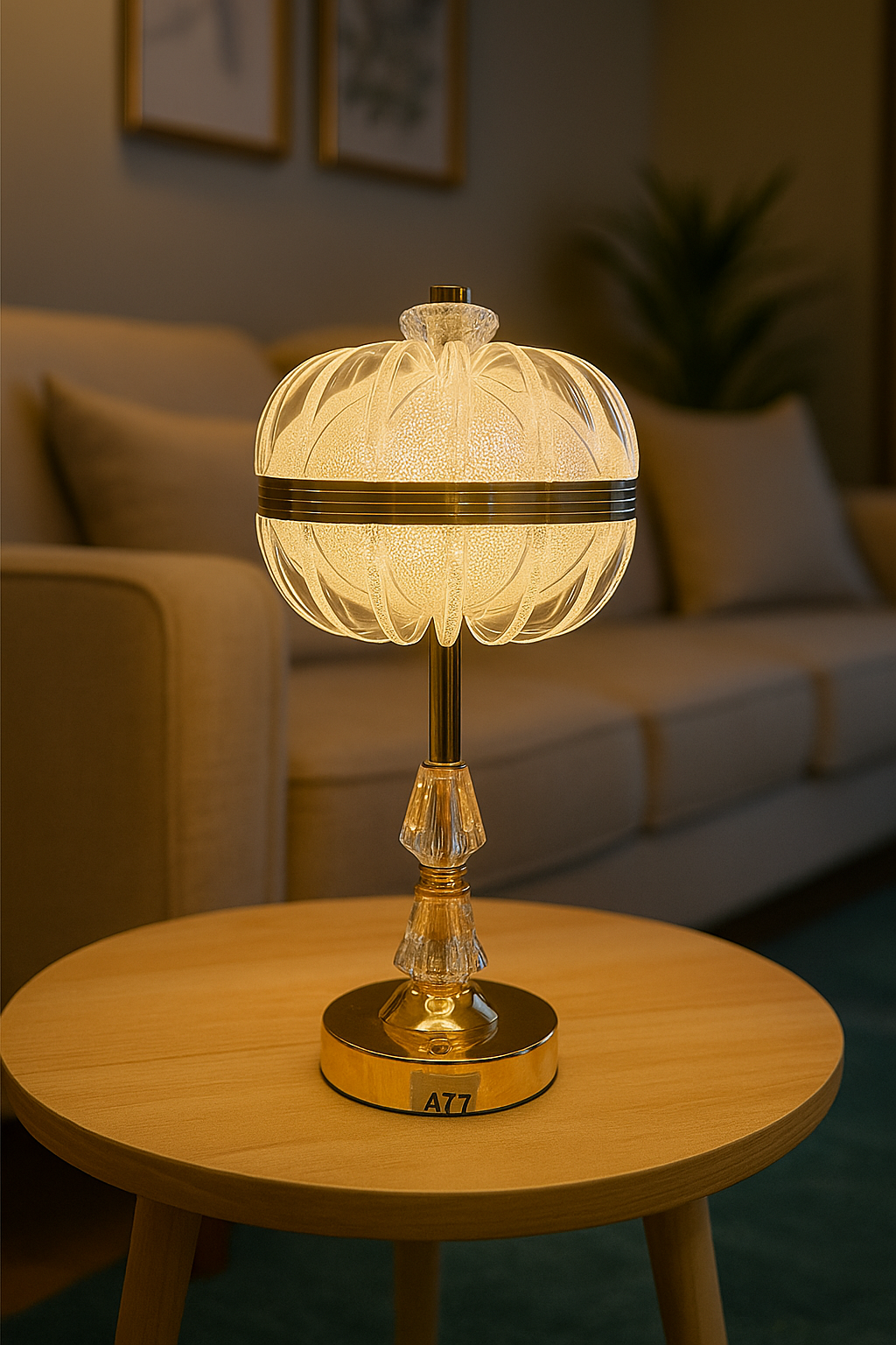 Contemporary Crystal Sphere Lamp – Luxury Livingroom And Bedroom Lighting