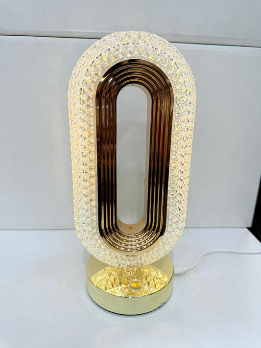 Premium Golden Crystal LED Table Lamp – Stylish Touch for Your Home Décor