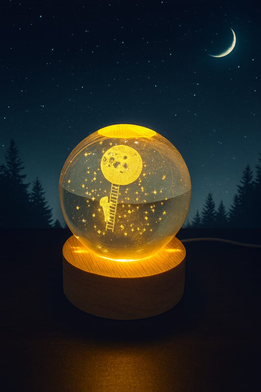 Moonlight LED Globe Lamp – Starry Night Edition - Best For Home Decor