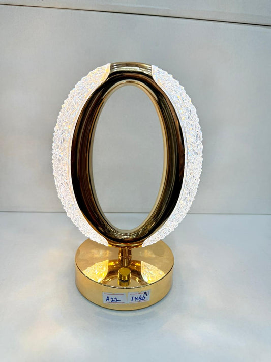 Luxury Golden Crystal LED Table Lamp – Modern Décor Piece for Elegant Homes