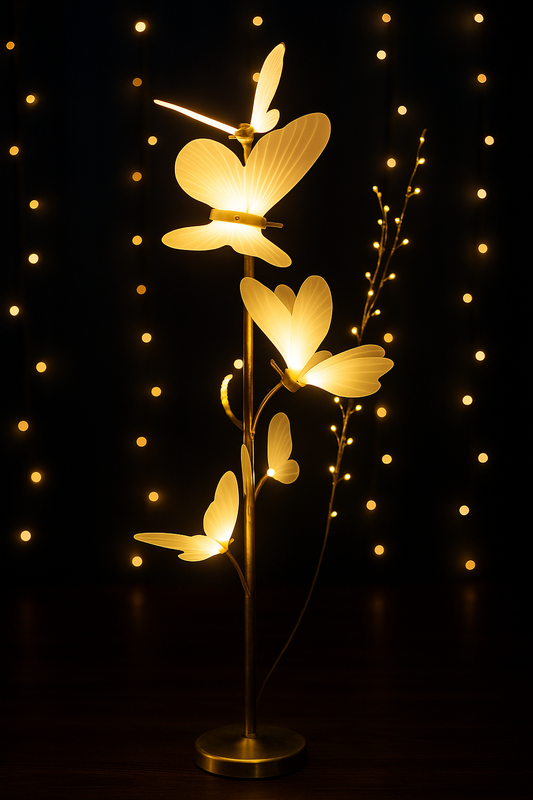 Golden Butterfly LED Floor Lamp – Bring a Magical Touch to Your Home
